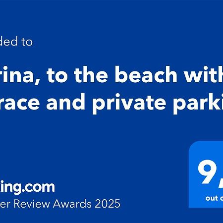 Karina, To The Beach With Terrace And Private Parking Savona Exteriér fotografie
