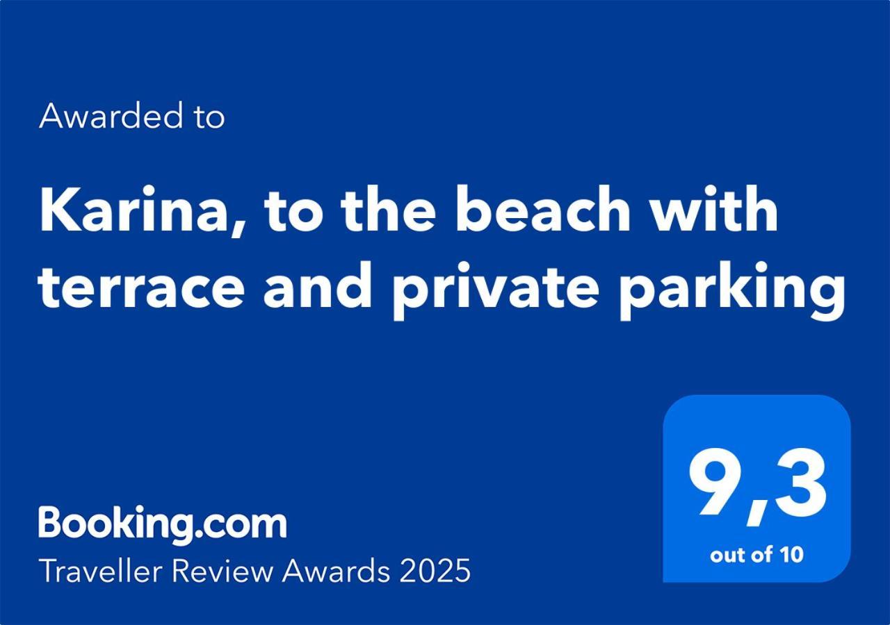 Karina, To The Beach With Terrace And Private Parking Savona Exteriér fotografie